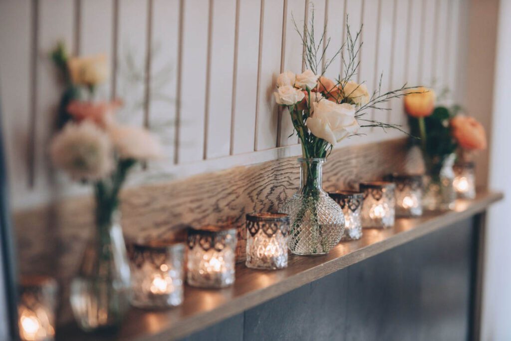 A beautiful floral display by Artem Florum created for a wedding in Plymouth. How to find your best wedding florist in Plymouth.