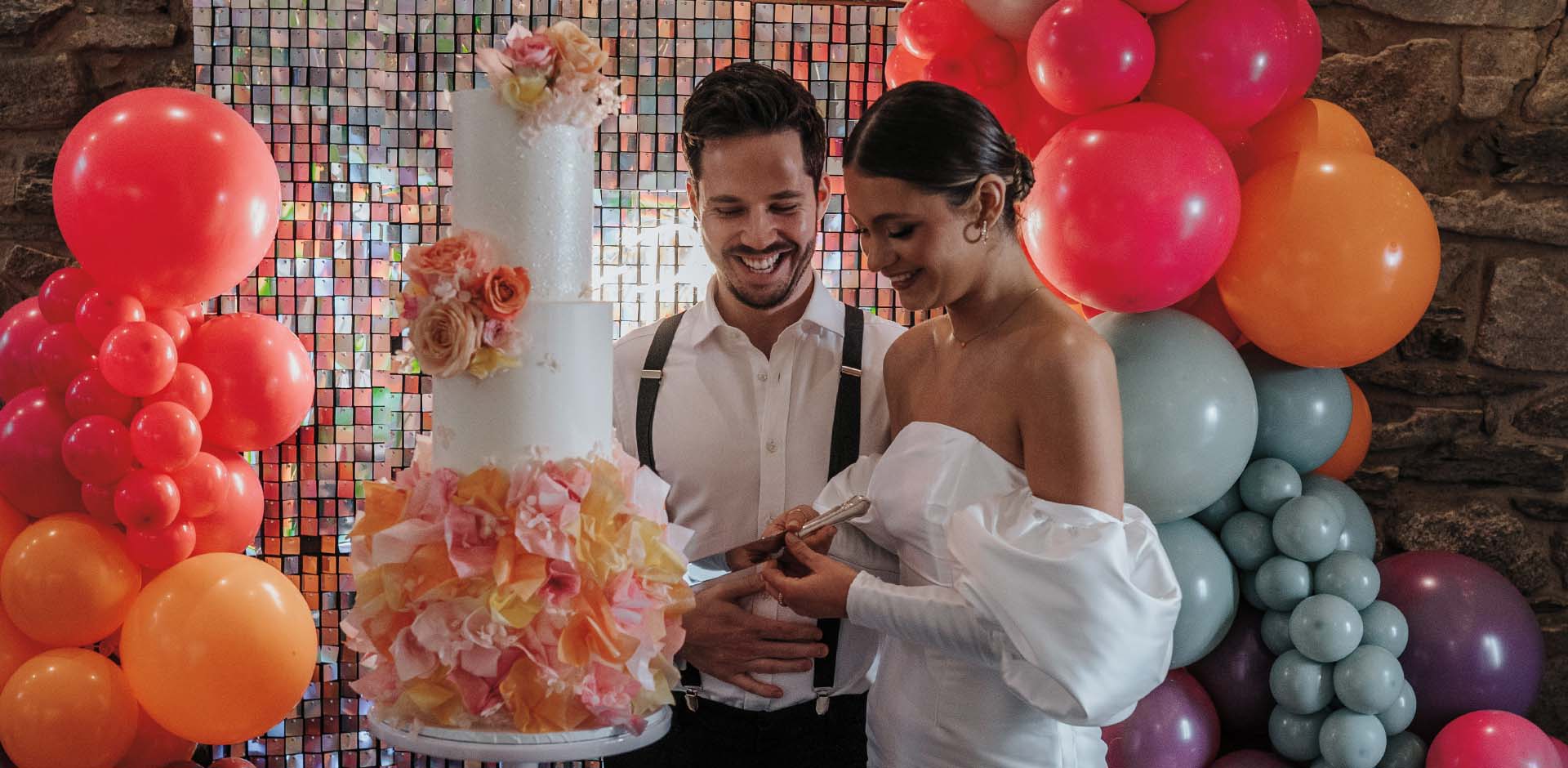 Elegant white bridal bouquet of roses designed by Artem Florum for a wedding in Devon.